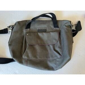 Timbuk2 Iris Gym Duffel Bag Carry On Luggage Travel Classic Logo Gray/Purple EUC